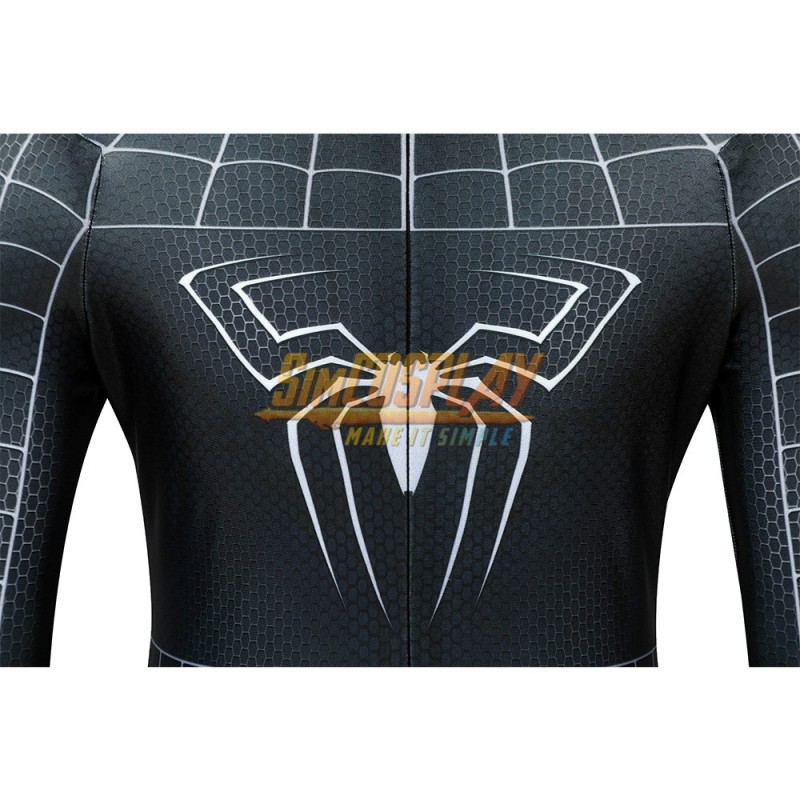 Kids Venom Cosplay Suit Black Spider-man Costume For Children Halloween