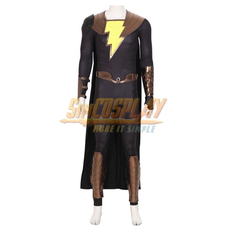 Theo Adam Tethon Cosplay Costume Black Spandex Suit With Hooded Cape