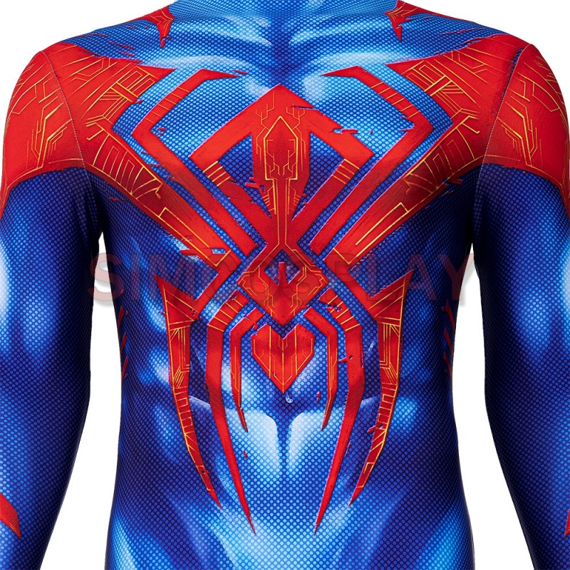 Spider-man 2099 Blue Spider Cosplay Suit Across the Spider-Verse