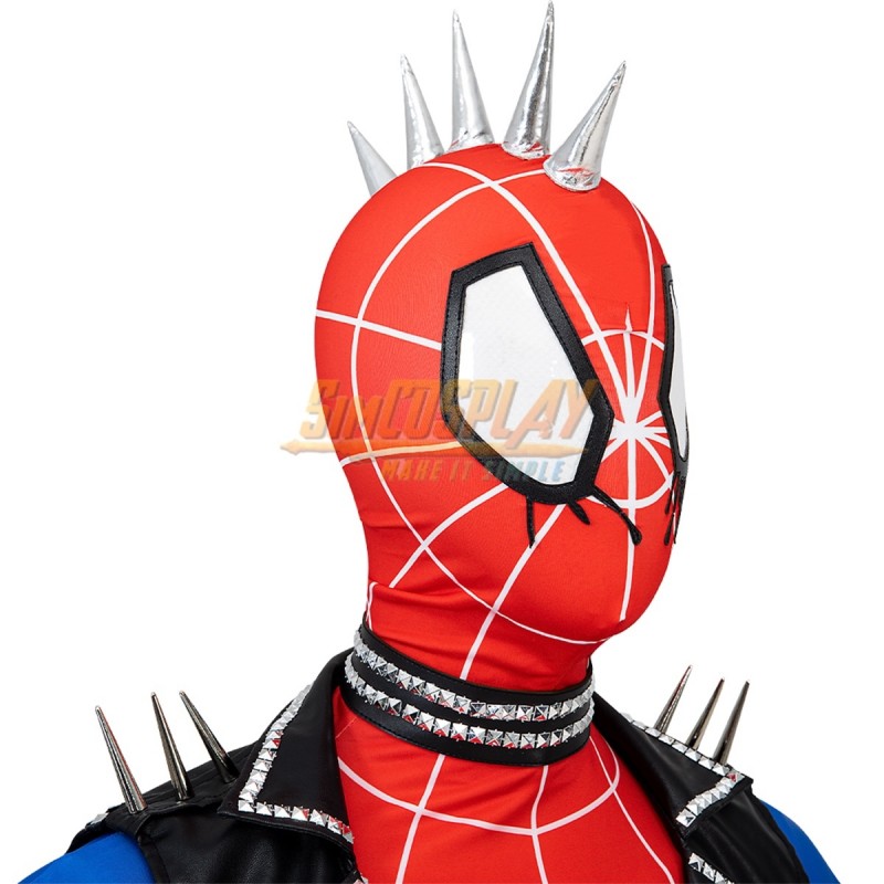 Punk Spiderman Cosplay Suit Comic Bright Color Edition