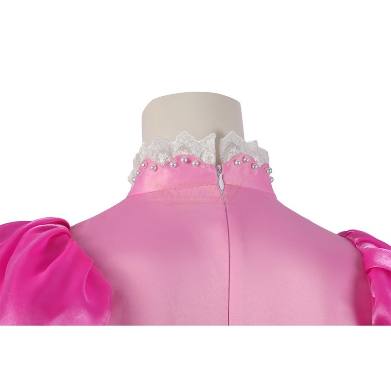 Princess Peach Costume Princess Peach Pink Dress For Cosplay