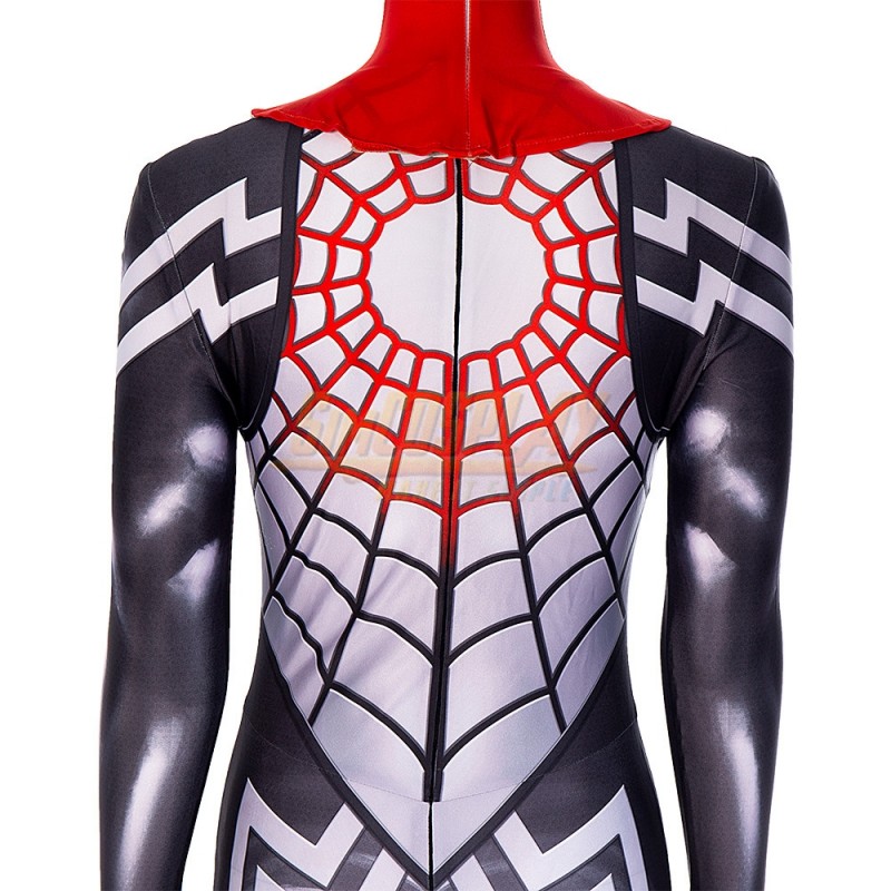 Silk Costume  Printed Spandex Lycra Silk Spider-Woman Costume