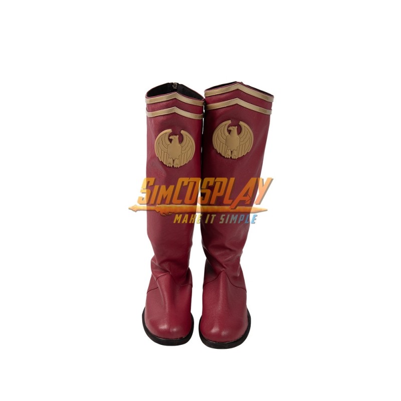 new The Boys Homelander Red Shoes Cosplay Boots 