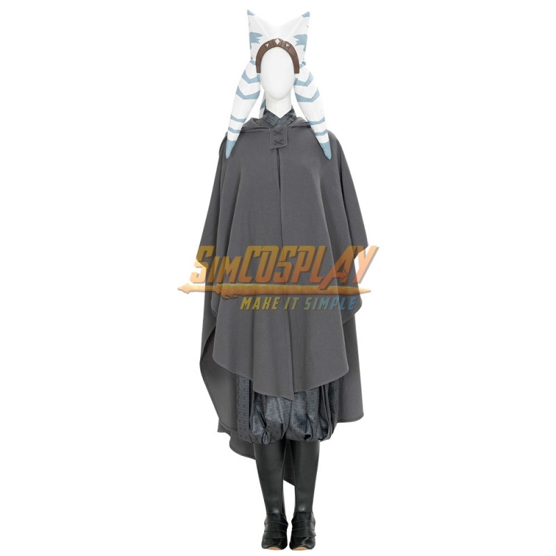 The Mandalorian Ahsoka Tano Cosplay Costume Cloak  & 