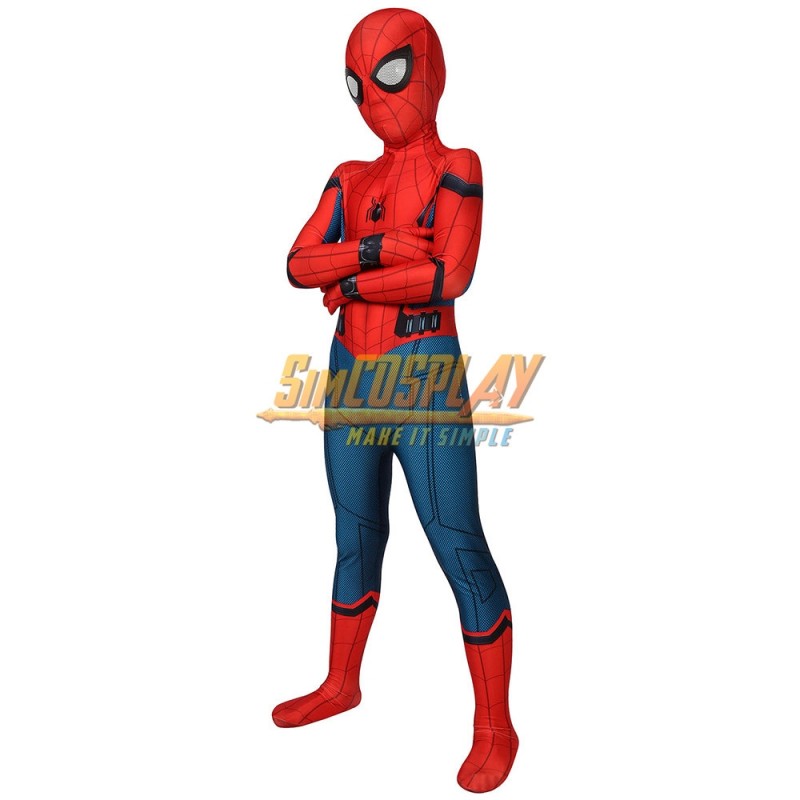 Kid Superhero Spiderman Cosplay Costume Fancy Dress Clothes Outfit Tracksuit Set