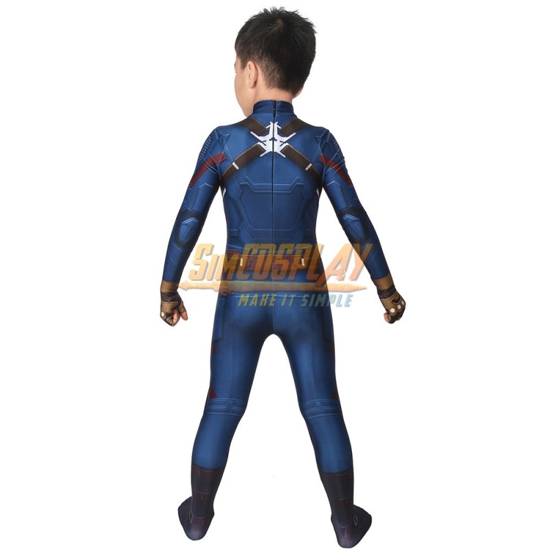Boys Cosplay Dress Kid Wolverine Halloween Costume Tight Muscle Period Costume 