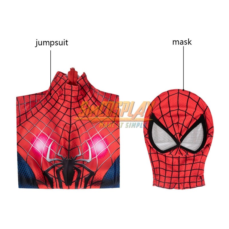 Spider Man Cosplay Costume Spider Man 2 Tobey Maguire Suit Version