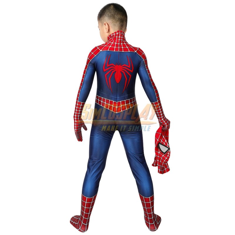 Spiderman Cosplay Costume Homecoming Spiderman for Children Black
