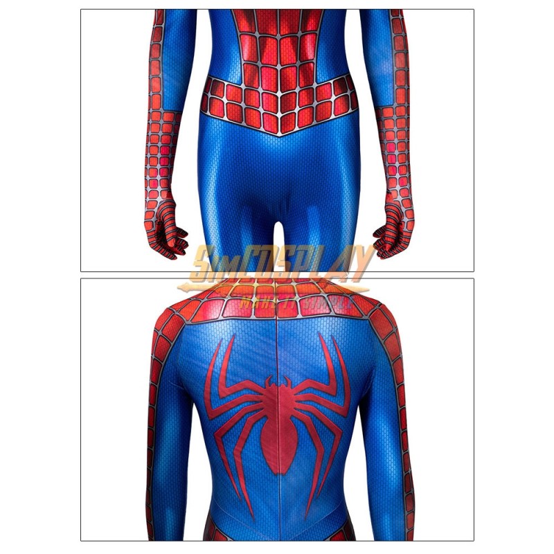 Female Spider-man Cosplay Suit Classic Tobey Maguire 3D Printed Edition Spandex  Costume