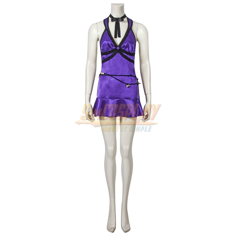 Tifa Purple Dress Final Fantasy VII Remake Tifa Mature Dress Cosplay Costume