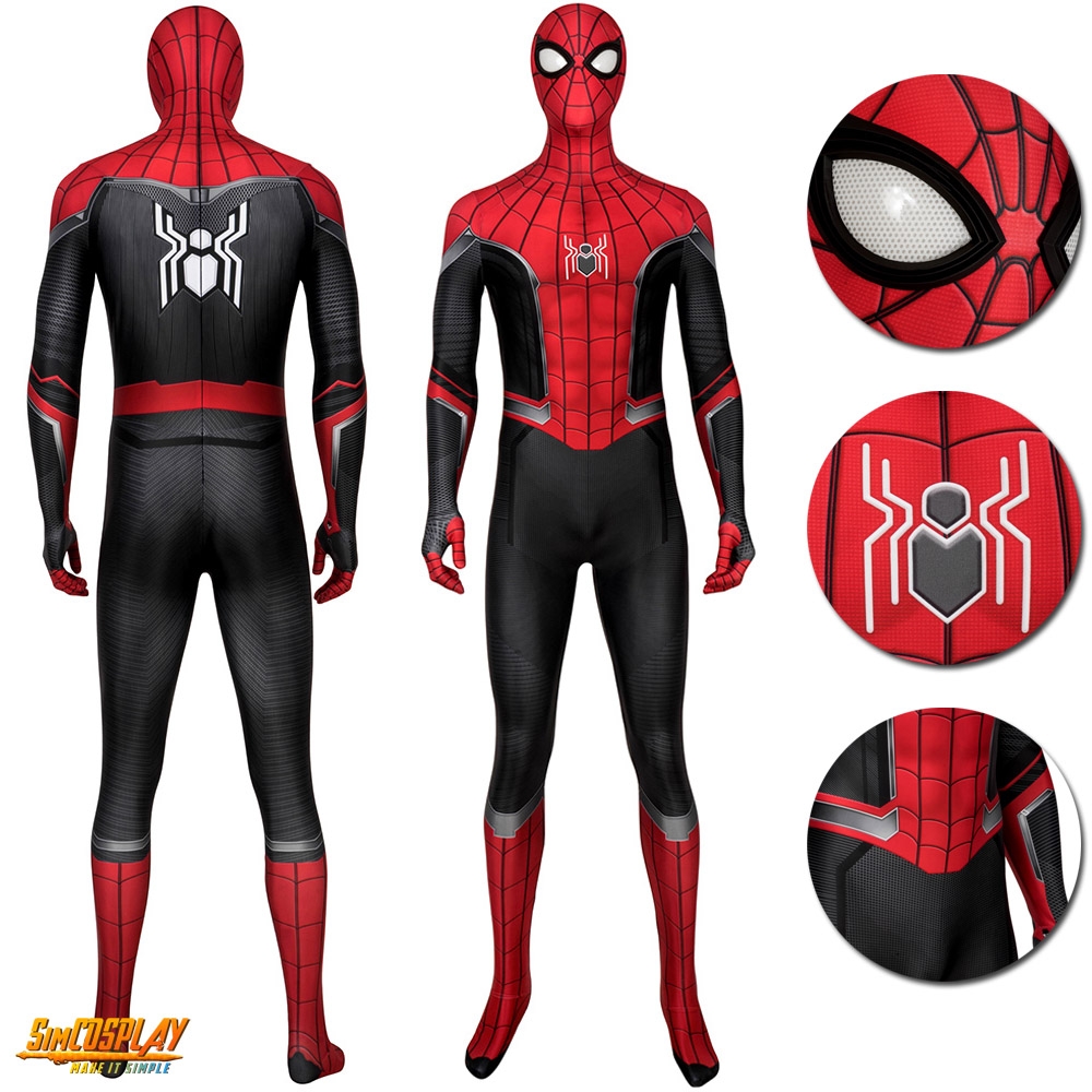 Spider-Man Far From Home Peter Parker Cosplay Costumes Deluxe Ver.2