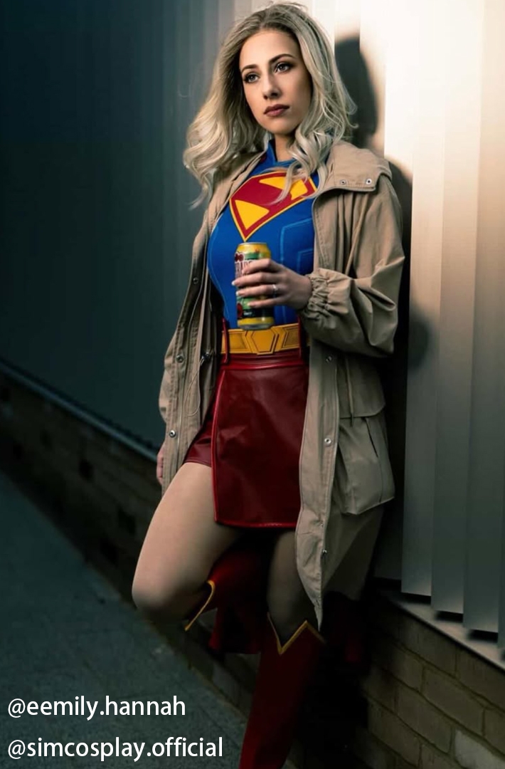 Superhero Legacy Girl of Steel Cosplay Costume Top Level