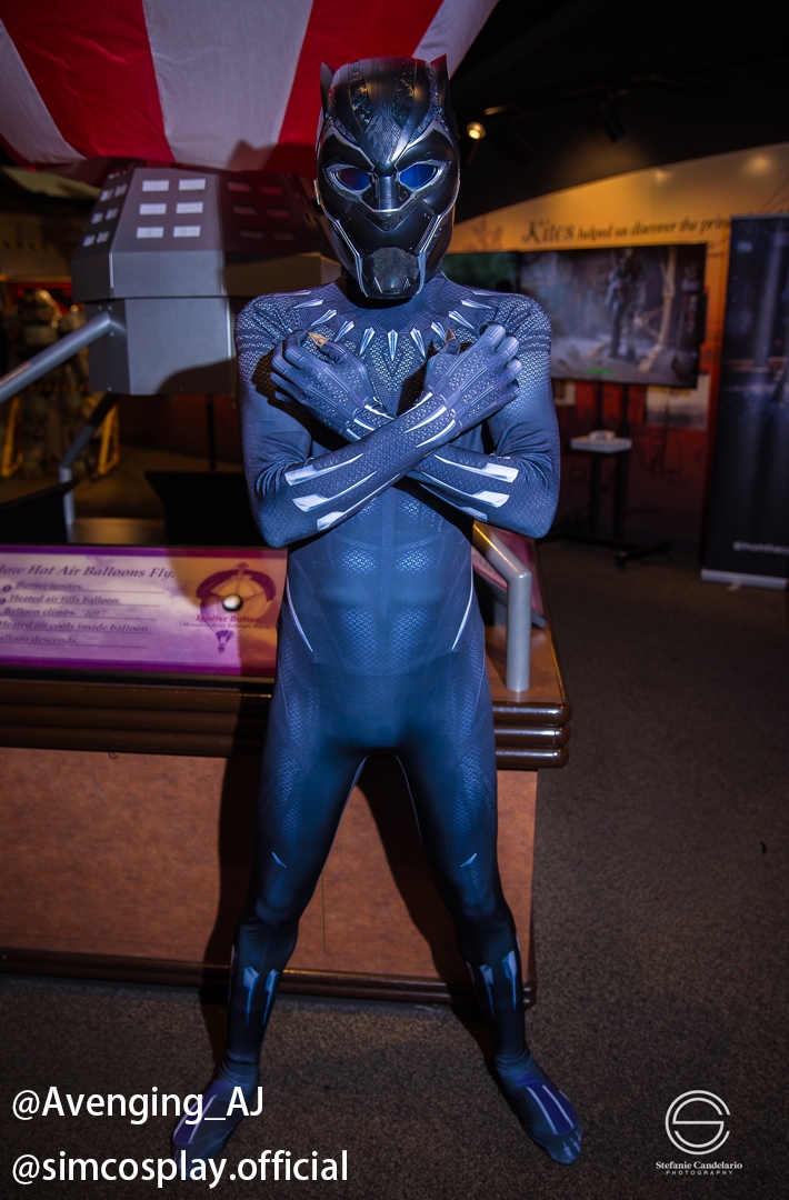 Black panter cosplay costumes by simcosplay