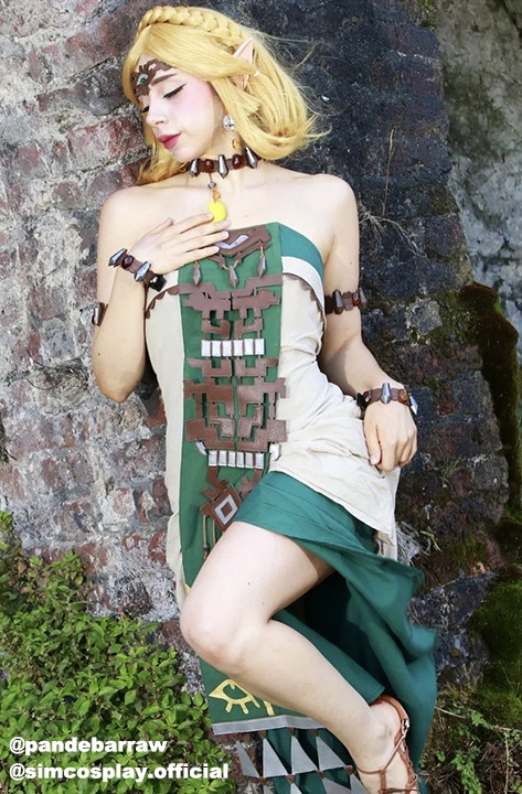 Zelda Zonai Dress Cosplay Costume Tears of The Kingdom Edition