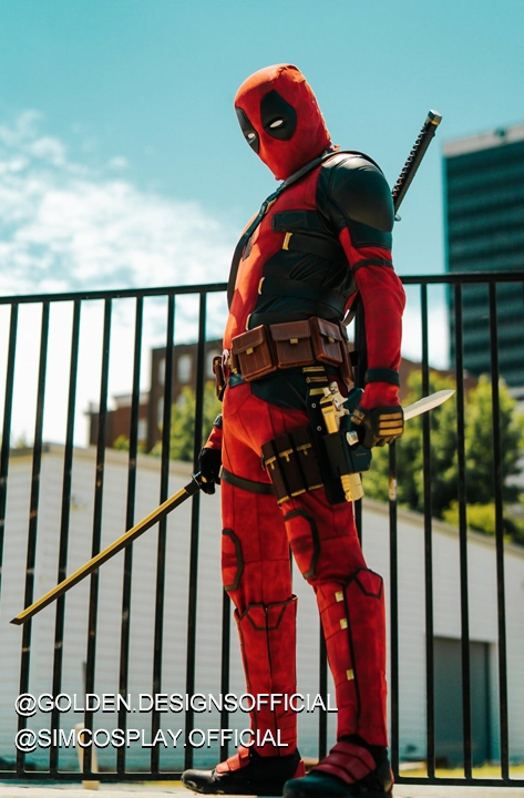 Deadpool Wade Wilson Cosplay Costume Deadpool 3 Leather Suit