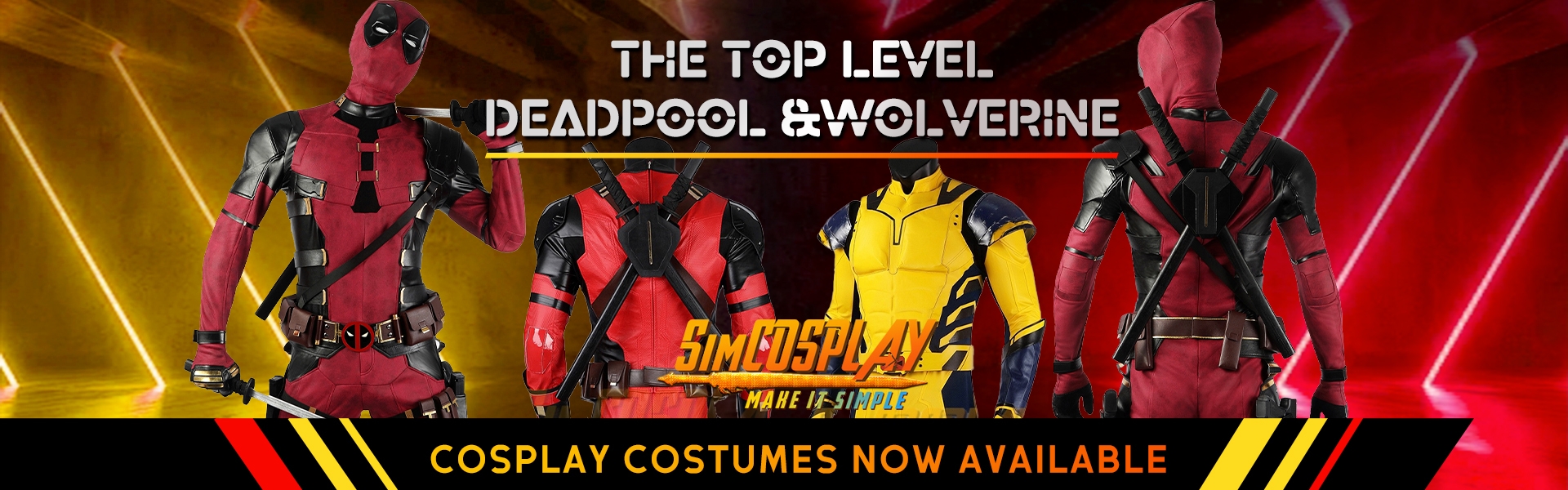 Deadpool & Wolverine Cosplay Costumes