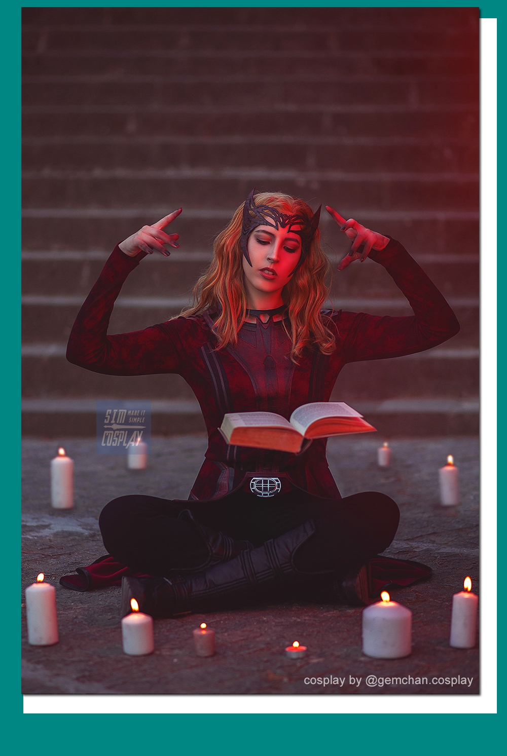 Scarlet Witch Wanda Cosplay Costumes In The Multiverse Of Madness Edition Ver.2